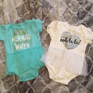 Bundle of 2 Tutu Onesies 🛍 BOGO 1/2 Off 🛍